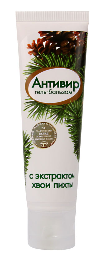 ГЕЛЬ-БАЛЬЗАМ "АНТИВИР" С ЭКCТРАКТОМ ХВОИ ПИХТЫ туб 45 г LB-14009 арт. LB-14009