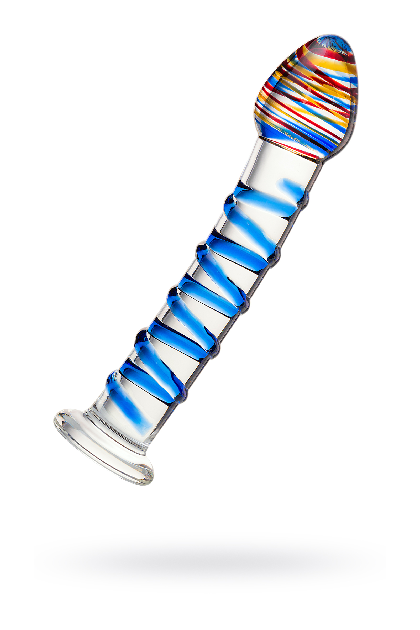 Нереалистичный фаллоимитатор Sexus Glass, стекло, прозрачный, 18 см арт. 912069