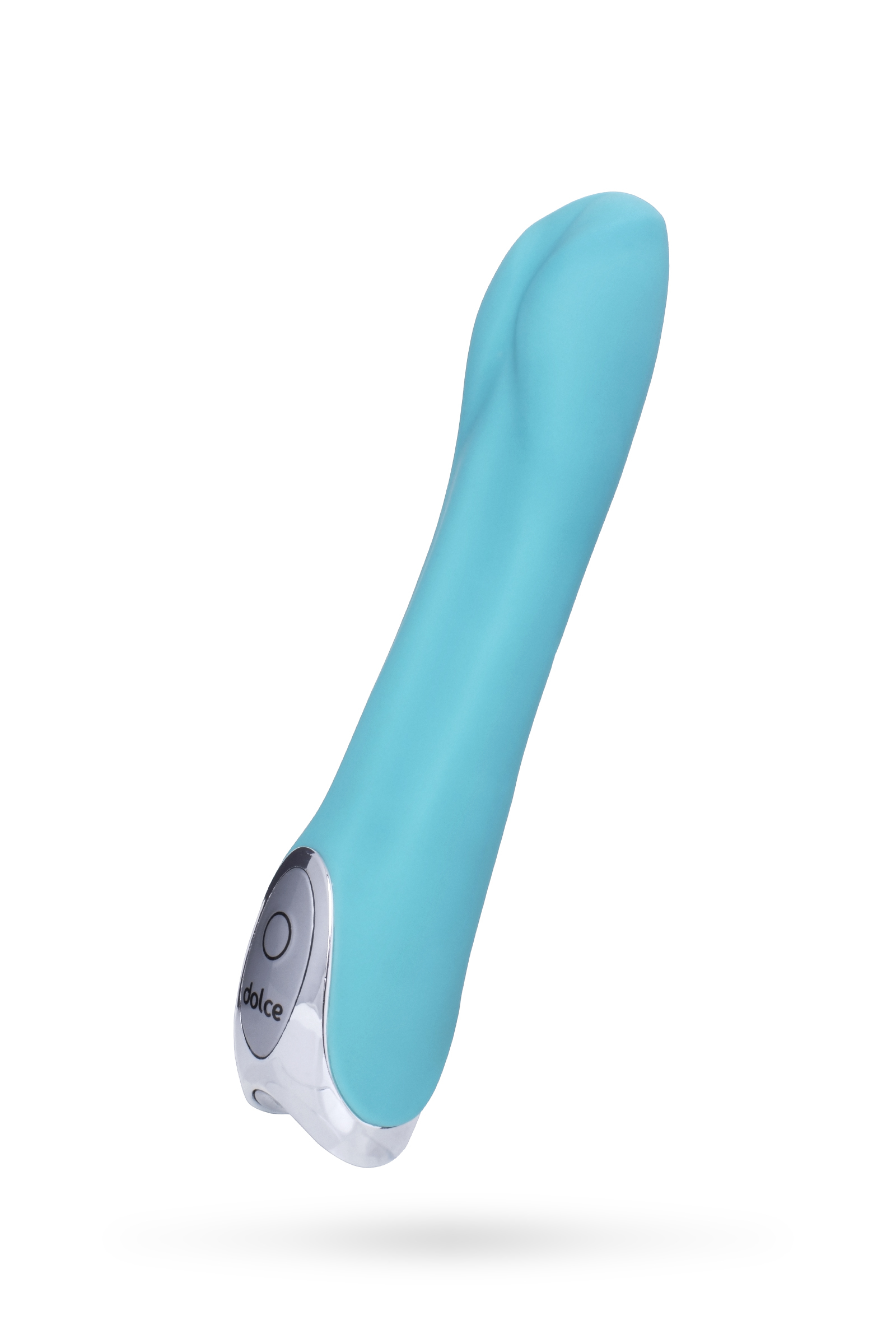 Вибратор TOYFA Dolce Tyler, силикон, бирюзовый, 16,5см арт. 591003