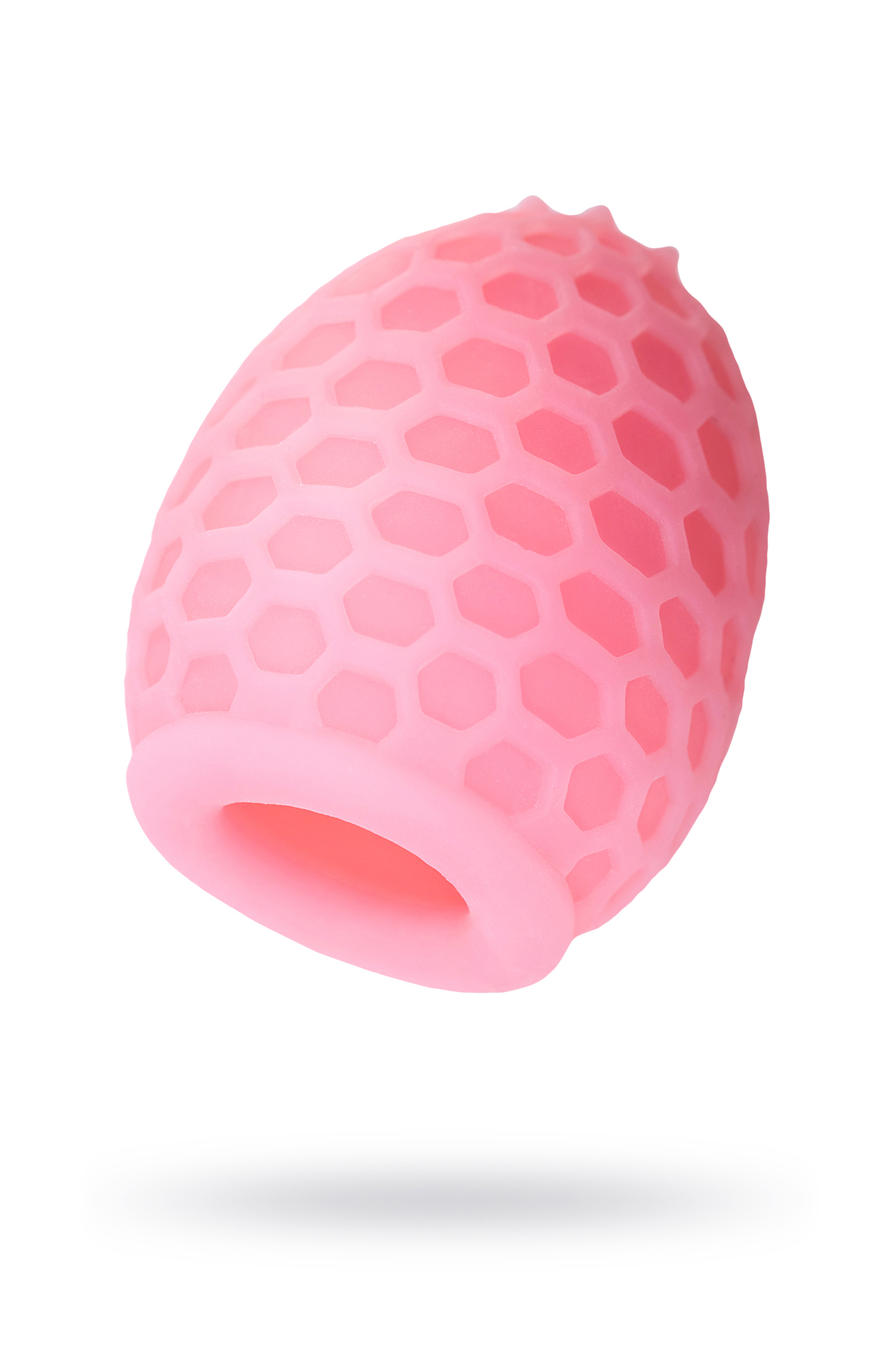 Мастурбатор A-Toys Pufl, розовый, ТРЕ, 6 см Ø 2,7 см арт. 763015