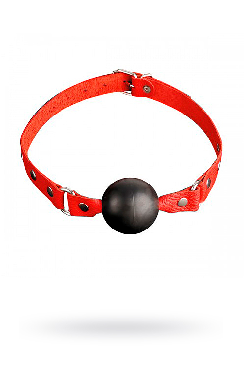 Кляп Sitabella красный,кожа арт. 3091-2