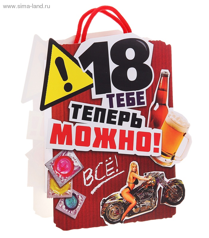 ПАКЕТ ОТКРЫТКА "ВСЕ МОЖНО" артикул 643130 арт. 643130