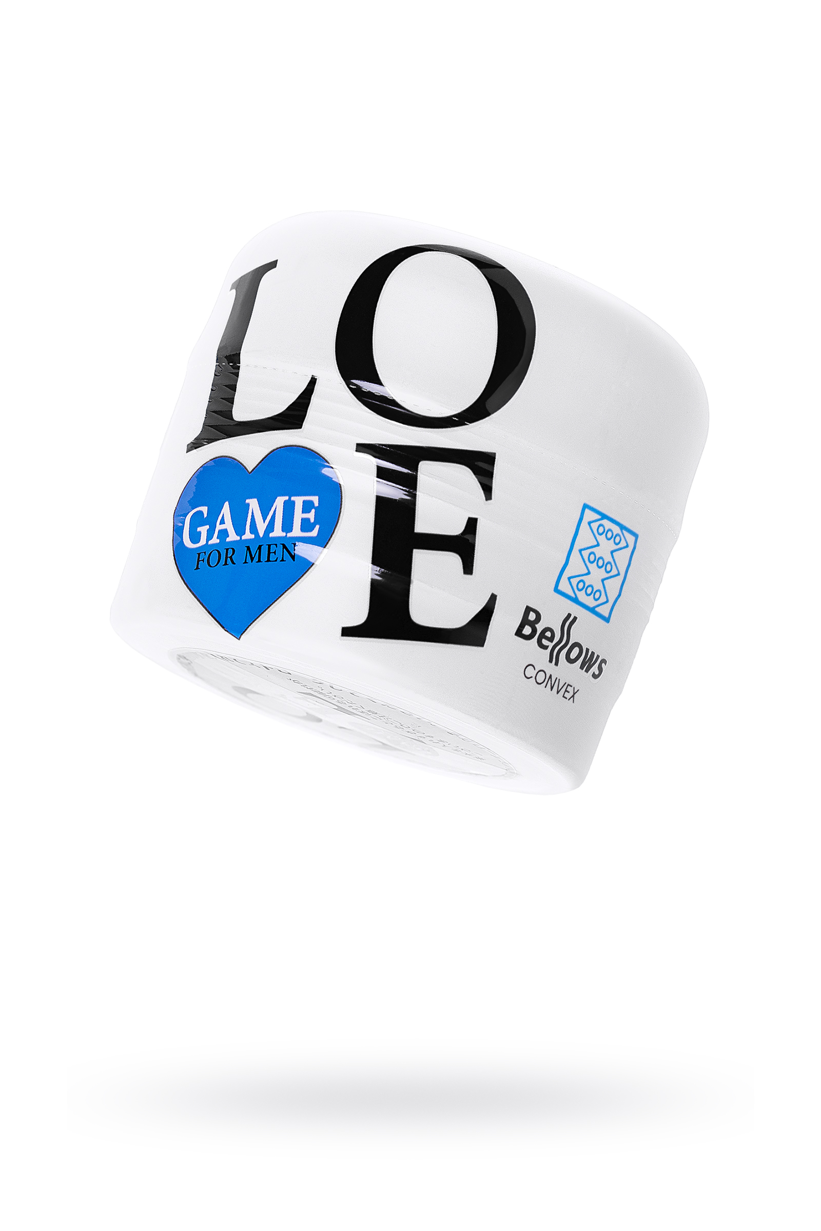 Мастурбатор нереалистичный Lovegame High pressure convex, TPE, белый, 15 см арт. 200906