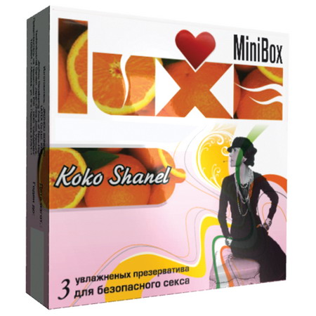 ПРЕЗЕРВАТИВЫ "LUXE" КОКО ШАНЕЛЬ АРОМАТИЗИРОВАННЫЕ 3штуки арт. КОКО ШАНЕЛЬ