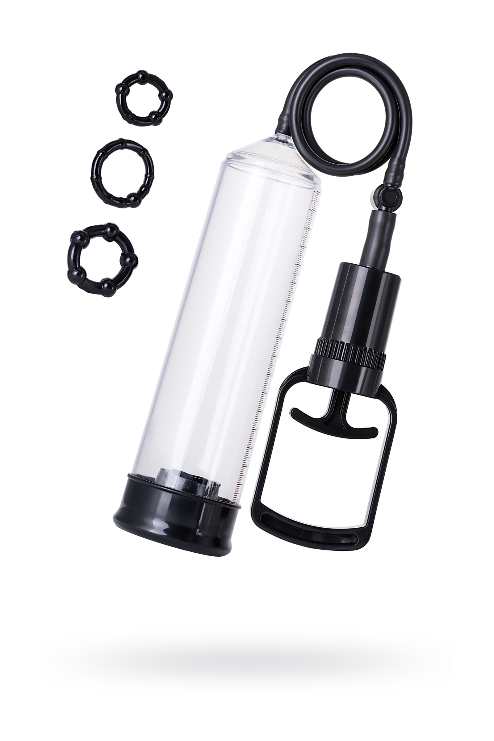Помпа для пениса TOYFA A-Toys, PVC, чёрный, 23,5 см арт. 769007