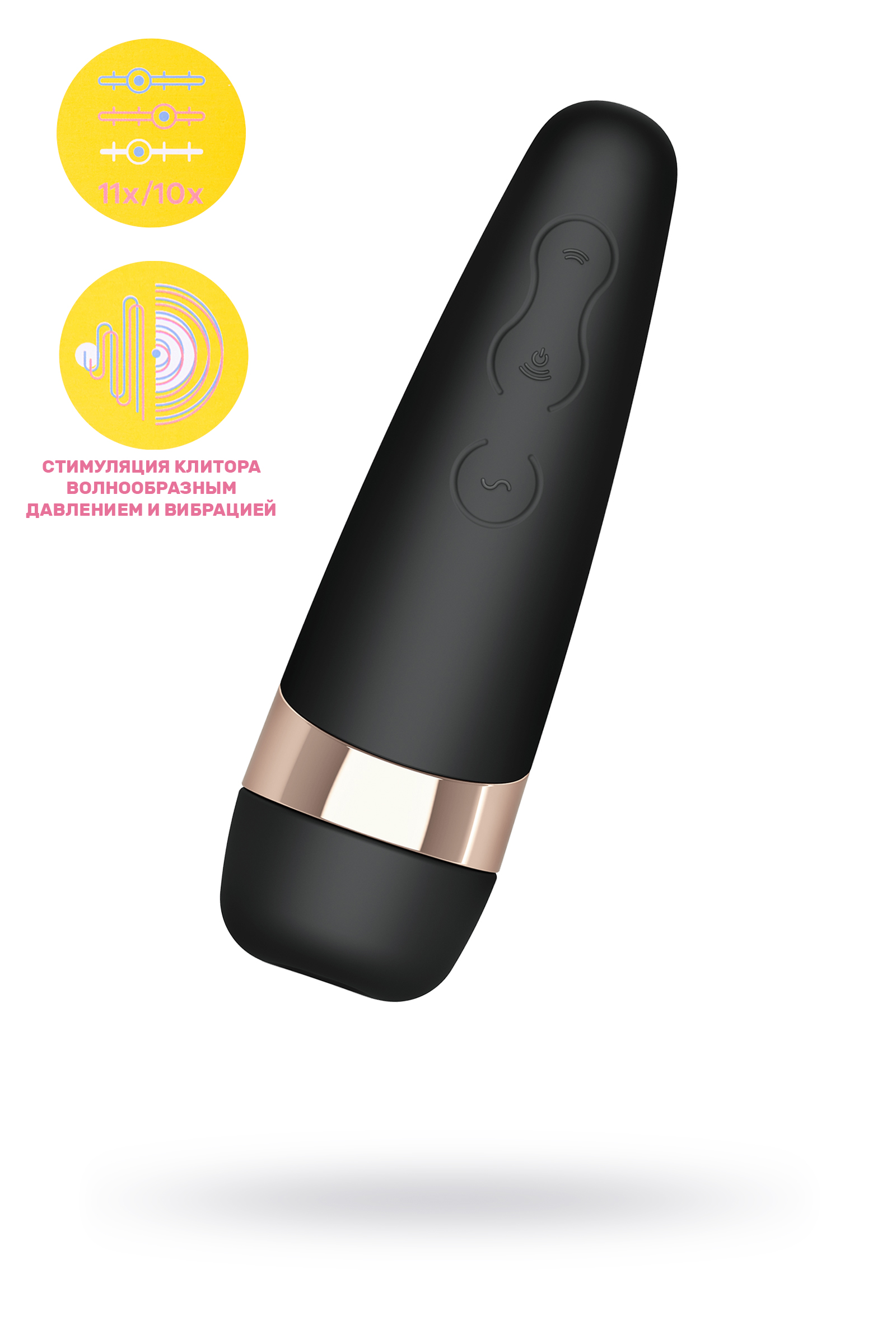 Вакуум-волновой бесконтактный стимулятор клитора Satisfyer PRO 3 Vibration арт. J2018-32