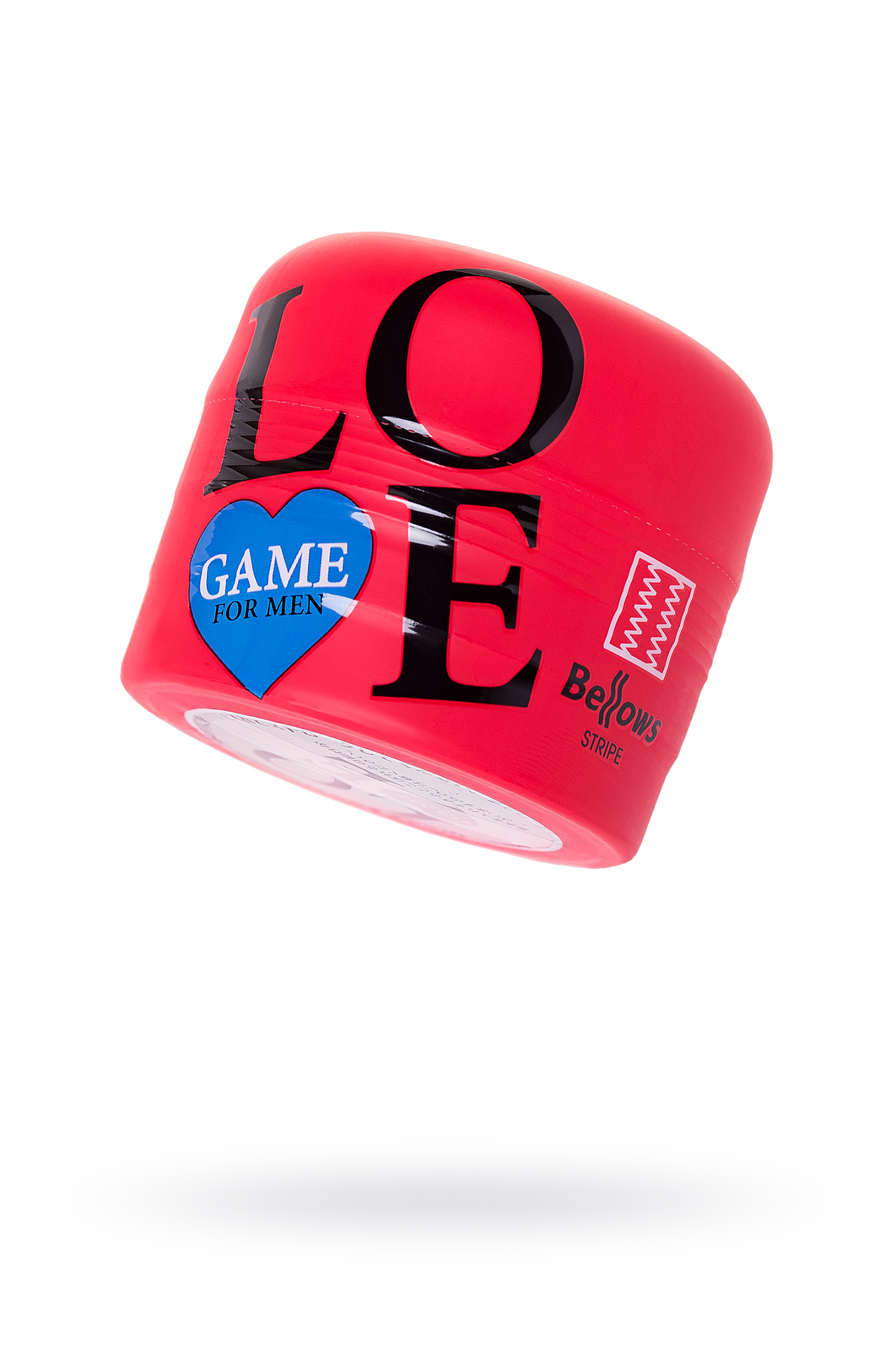 Мастурбатор нереалистичный Lovegame High pressure strips, TPE, красный, 15 см арт. 200907