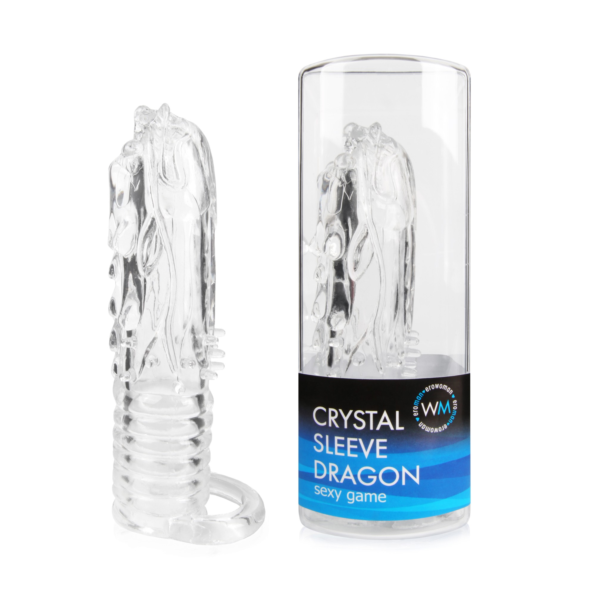 НАСАДКА ЗАКРЫТАЯ "CRYSTAL SLEEVE DRAGON" в форме дракона арт. EE-10101 арт. EE-10101
