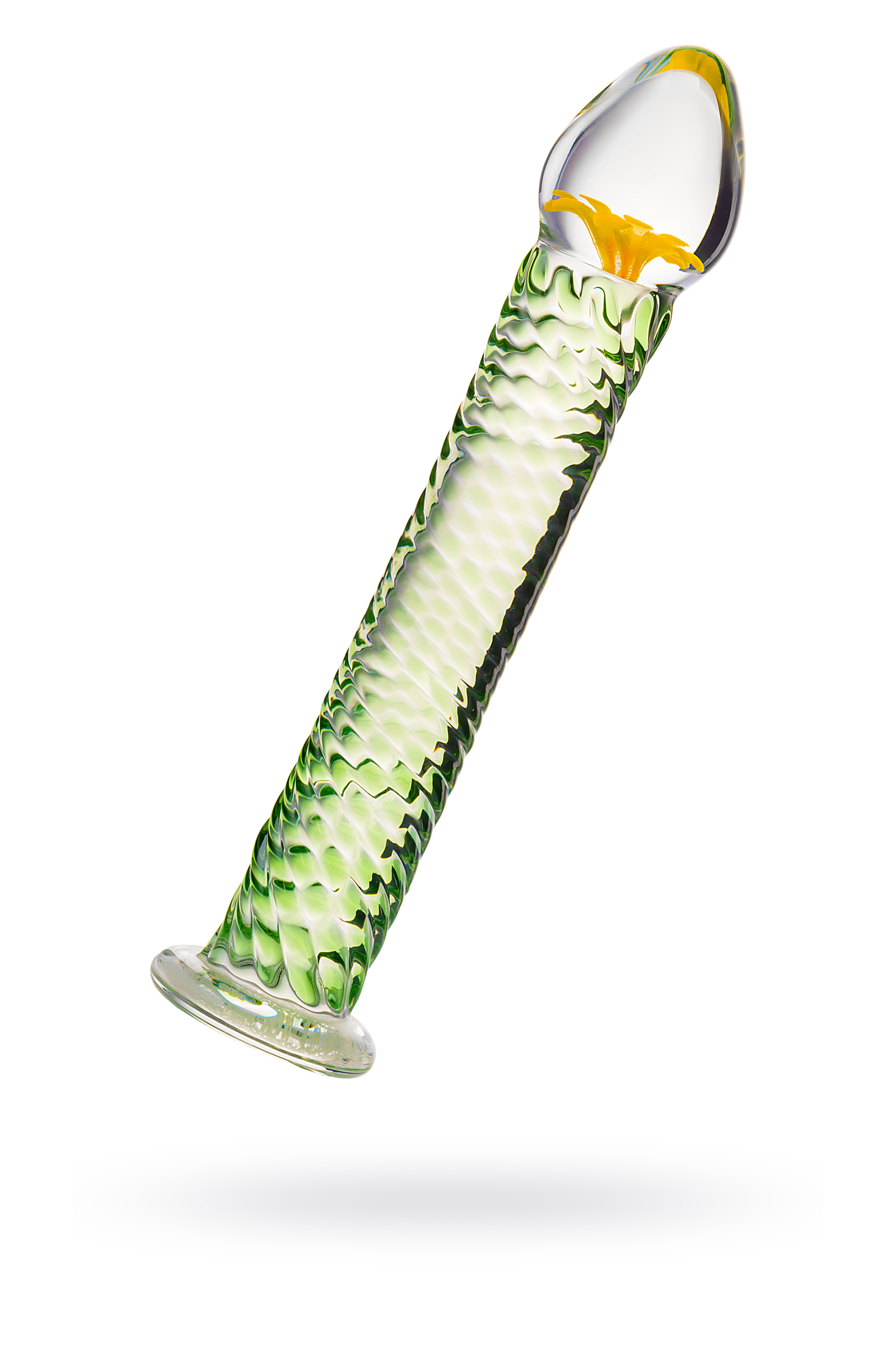 Нереалистичный фаллоимитатор Sexus Glass, стекло, прозрачный, 16,5 см арт. 912182