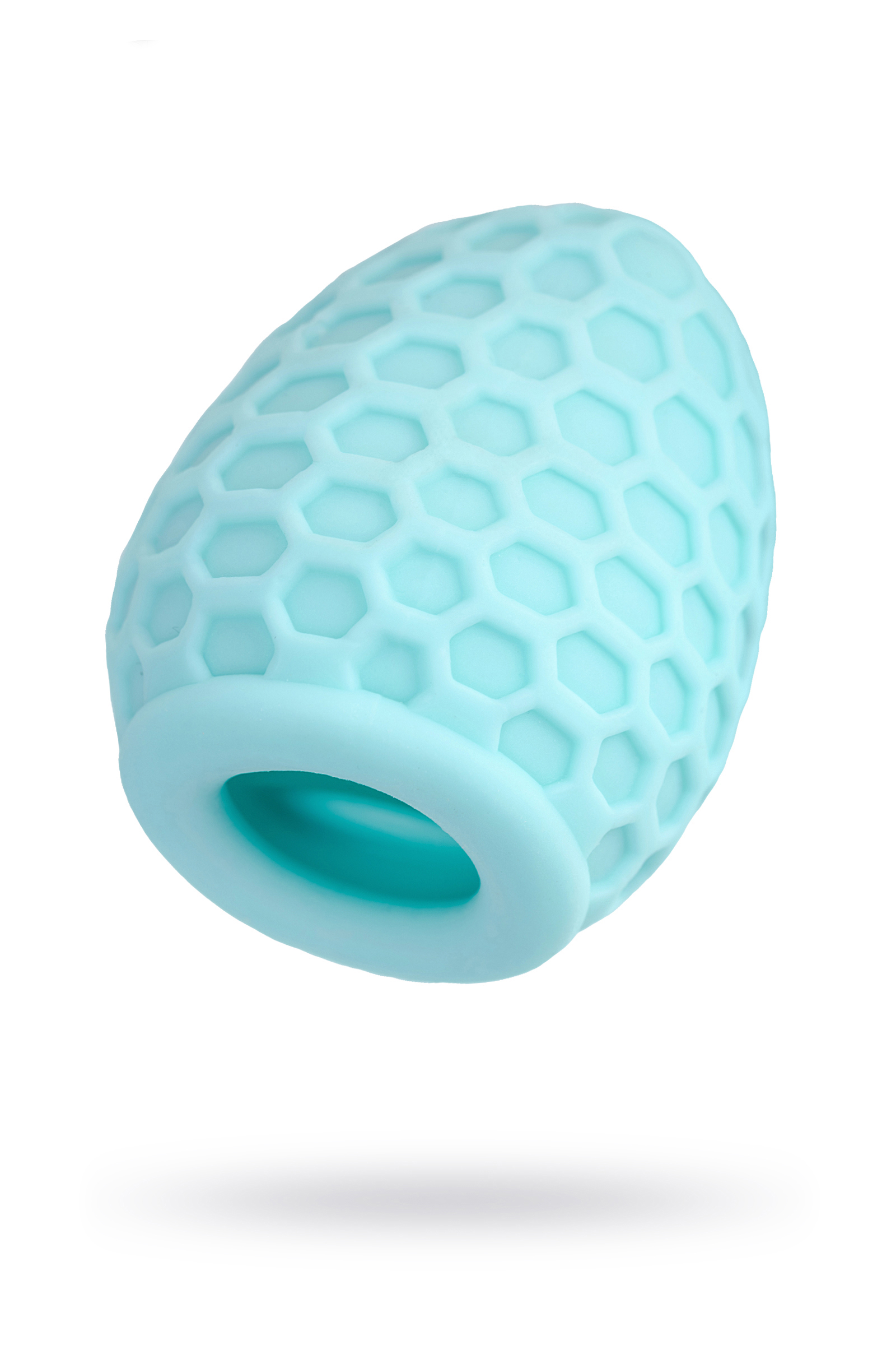 Мастурбатор A-Toys Pufl, бирюзовый, ТРЕ, 6 см Ø 2,7 см арт. 763016