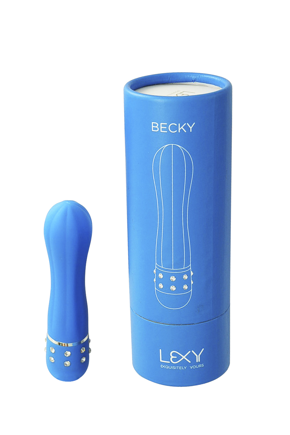 Вибратор Becky, синий 11,5 см арт. B4