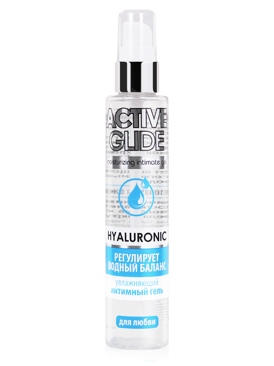 Увлажняющий интимный гель ACTIVE GLIDE HYALURONIC, 100 г арт. LB-29003 арт. LB-29003