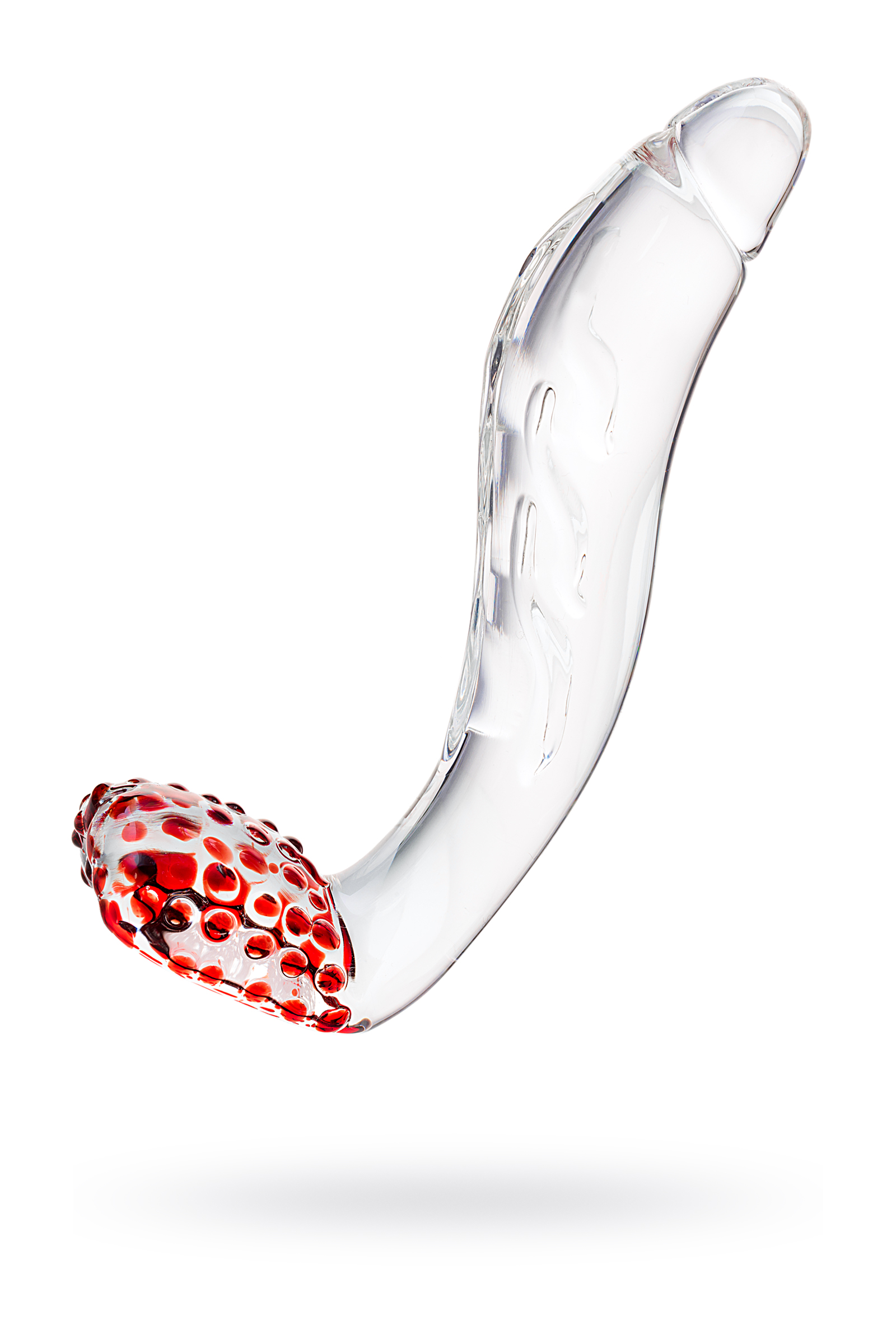 Нереалистичный фаллоимитатор Sexus Glass, стекло, прозрачный, 17,5 см арт. 912039