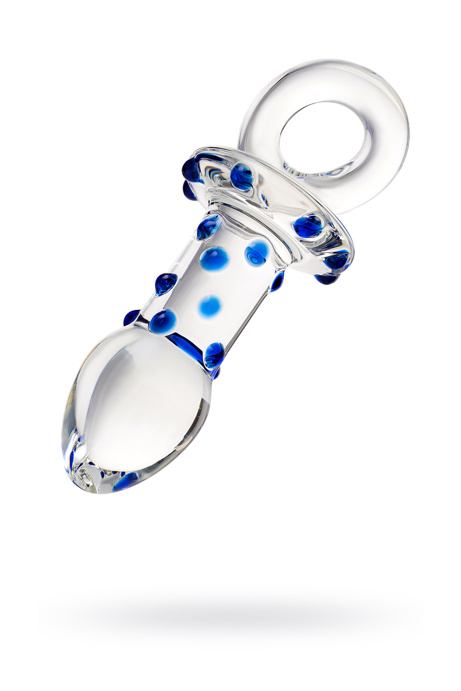 Анальная втулка Sexus Glass, стекло, прозрачная, 14 см, Ø 3,5 см арт. 912064