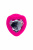 Анальная втулка ToDo by Toyfa Diamond Heart, силикон, розовая, 9,5 см, Ø 4 см арт. 357027