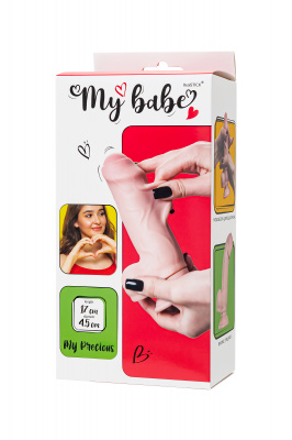 Реалистичный фаллоимитатор My Babe My Precious,TPE, телесный, 17,5 см арт. 583001