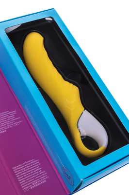 Нереалистичный вибратор Satisfyer Vibes Yummy Sunshine, силикон, желтый, 22,5 см. арт. EE73-879-1017