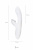 Вибратор Satisfyer Pro G-Spot Rabbit, с вакуум-волновым бесконтактным стимулятором, силикон, белый, 