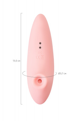 Вакуумный стимулятор Flovetta LILY, силикон, розовый, 13 см арт. 457717