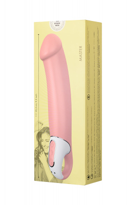 Нереалистичный вибратор Satisfyer Vibes Master, силикон, бежевый, 23,5 см. арт. EE73-862-1017