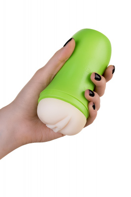 Мастурбатор TOYFA  A-Toys Crista, вагина, TPE, зеленый, 14 см арт. 763006