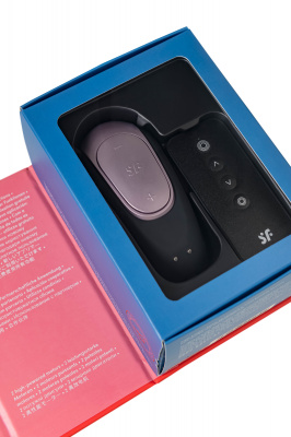 Многофункциональный стимулятор для пар Satisfyer Partner Double Fun, силикон, черный, 9 см арт. J2008-15-1