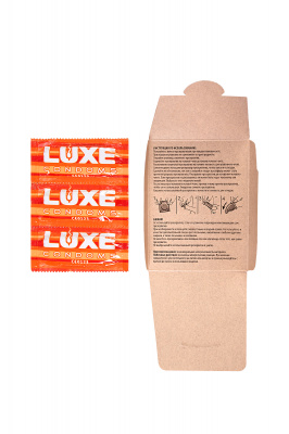 Презервативы Luxe КОНВЕРТ, Тропический шторм, манго, 18 см., 3 шт. в упаковке арт. 699
