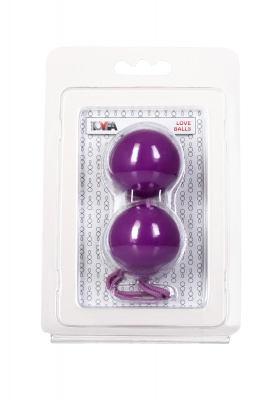 Вагинальные шарики TOYFA, ABS пластик, фиолетовые, Ø3 см арт. 885006-4