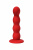 Анальный фаллоимитатор ToDo by Toyfa Favorite, силикон, красный, 13 см, Ø 2,8 см арт. 357018