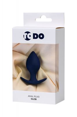 Анальная втулка ToDo by Toyfa Glob, силикон, фиолетовый, 10 см, Ø 4,5 см арт. 357004