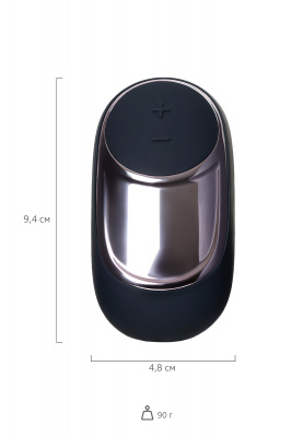 Вибромассажер Satisfyer Layon 2, Dark Desire, силикон, чёрный, 9,4 см арт. J2018-27-6