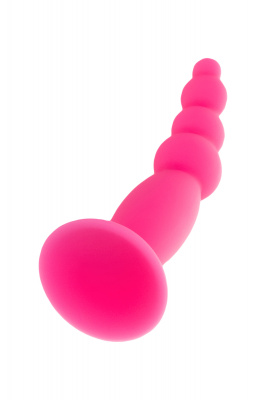 Анальная втулка A-Toys by TOYFA Hild, силикон, розовый, 11 см арт. 761324