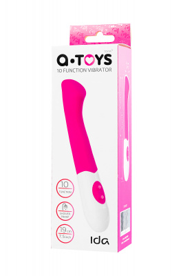 Стимулятор точки G TOYFA A-Toys  Ida, Силикон, Розовый, 19 см арт. 765007