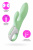 Нереалистичный вибратор Satisfyer Air Pump Bunny 5, силикон, зеленый, 15 см. арт. J2018-257