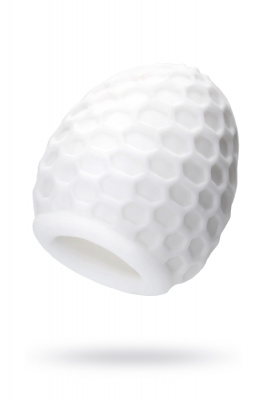 Мастурбатор A-Toys Pufl, ТРЕ, белый, 6 см, Ø 2,7 см арт. 763017