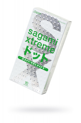 Презервативы Sagami, xtreme, type-e, латекс, 18,5 см, 5,2 см, 10 шт. арт. 719/1