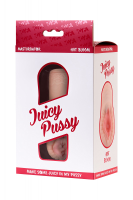 Мастурбатор реалистичный TOYFA Juicy Pussy Hot Bloom, вагина, TPR, телесный, 15 см арт. 893009