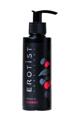 Массажное масло Erotist CHERRY, съедобное,  вишня, 150 мл арт. 541451