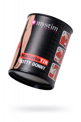 Мастурбатор MasturbaTIN Dotty Donny, TPE, белый, 5,5 см арт. 46296