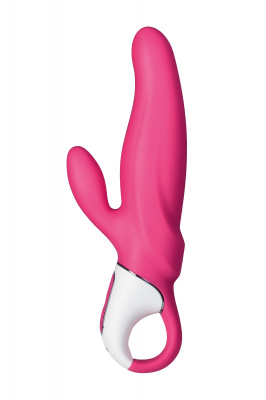Нереалистичный вибратор Satisfyer Vibes Mr. Rabbit, силикон, красный, 22,1 см. арт. EE73-867-1017