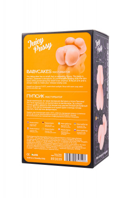 Мастурбатор реалистичный TOYFA Juicy Pussy Babycakes, TPE, телесный, 14,5 см арт. 893039