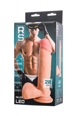 Реалистичный фаллоимитатор TOYFA RealStick Elite DILDO, TPR, телесный, 20 см арт. 982002-1
