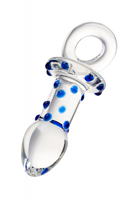 Анальная втулка Sexus Glass, стекло, прозрачная, 14 см, Ø 3,5 см арт. 912064