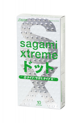 Презервативы Sagami, xtreme, type-e, латекс, 18,5 см, 5,2 см, 10 шт. арт. 719/1
