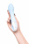Нереалистичный вибратор Satisfyer Air Pump Vibrator 5, силикон, голубой,  см. арт. J2018-252