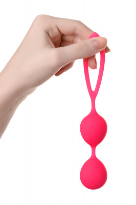 Вагинальные шарики A-Toys by TOYFA Rai, силикон, розовые, 17 см арт. 764015