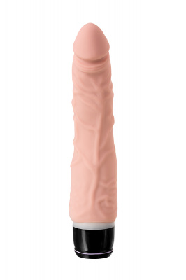 Реалистичный вибратор A-Toys by TOYFA Akin, силикон, телесный, 20,2 см арт. 761039