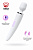 Нереалистичный вибратор Satisfyer Woman Wand, ABS пластик, белый, 34 см. арт. J2018-47-2