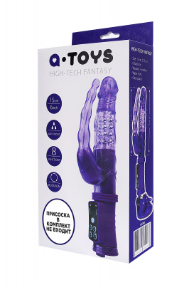 Анально-вагинальный вибратор TOYFA A-toys на присоске A-toys, 22 см арт. 765008