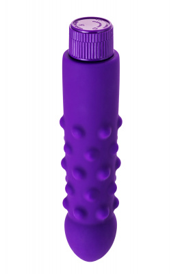 Нереалистичный вибратор TOYFA A-Toys  , Силикон, Фиолетовый, 17 см арт. 761026